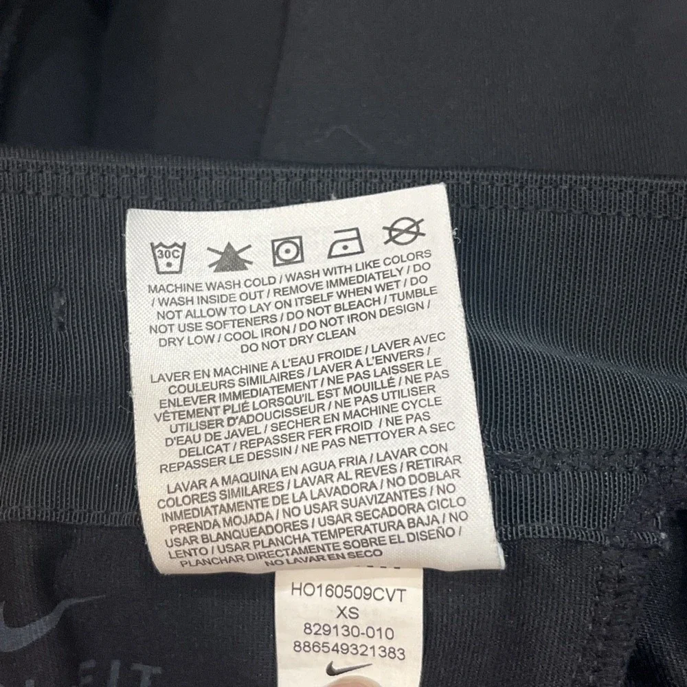 Nike Running Women's‎ Running Athletic Pants Black Zip Ankle Size XS 829130-010